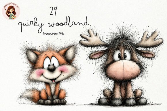 Download Quirky Woodland Animals PNG Clipart - Woodland animals png Collection