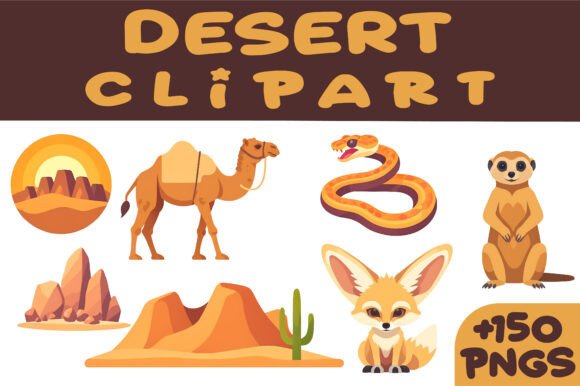 Download Desert Clipart Bundle, Cactus, Sand Dune - Premium Resources