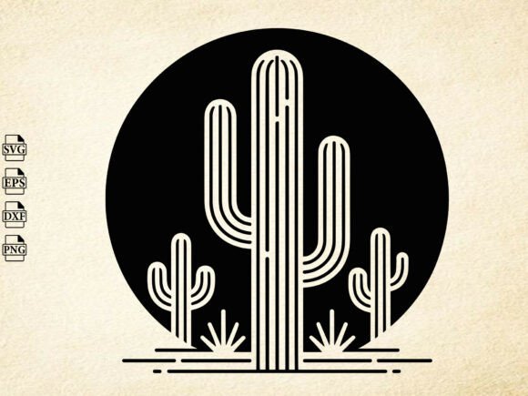 Download Cactus SVG, Hand Drawn Desert Clipart - Svg Collection