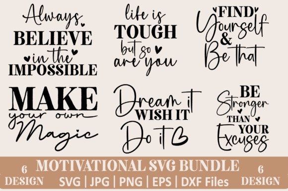 Download Motivational Quotes Svg Bundle - Svg Collection