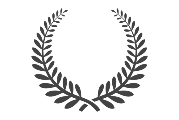 Download Prize Wreath. Laurel Drawing Simple Orna - Simple Collection