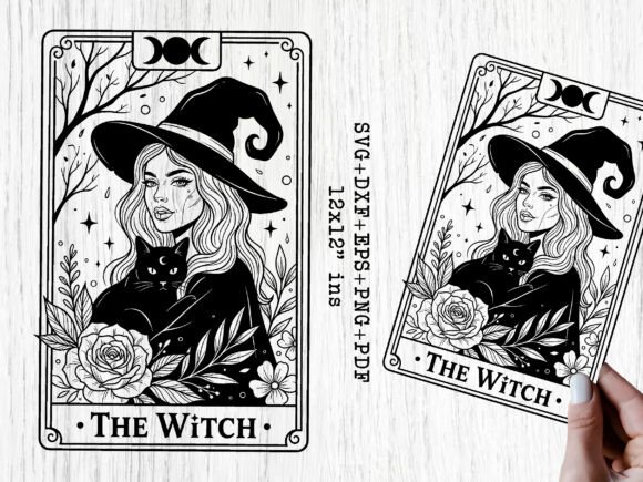 Download The Witch Mystical Tarot SVG - Svg Collection