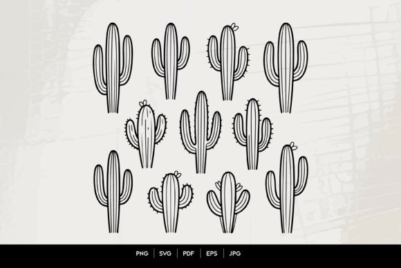 Download Cactus SVG Bundle Desert Clipart - Svg Collection