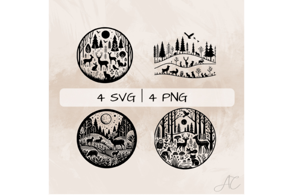 Download Forest SVG Bundle, Forest Animals PNG - Svg Collection