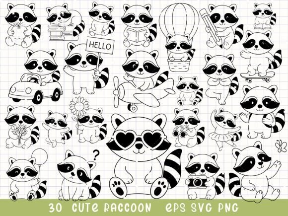 Download Raccoon Svg Cute Animal Clipart - Svg Collection